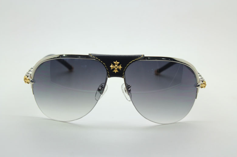 Chrome Hearts XYKCHER Silver Brown Sunglasses online outlet shop